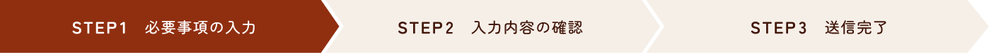 STEP1　必要事項の入力